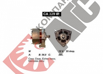 Генератор CA339IR 55A для Mercedes